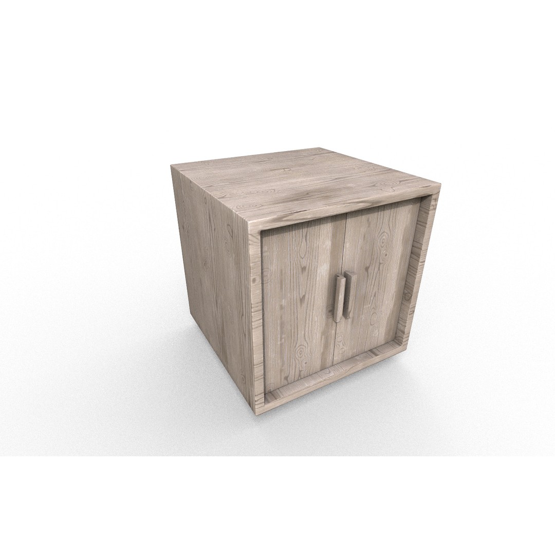 Modern Furniture Set 3D Model – Low Poly Game-Ready Asset, FBX, OBJ - View 7