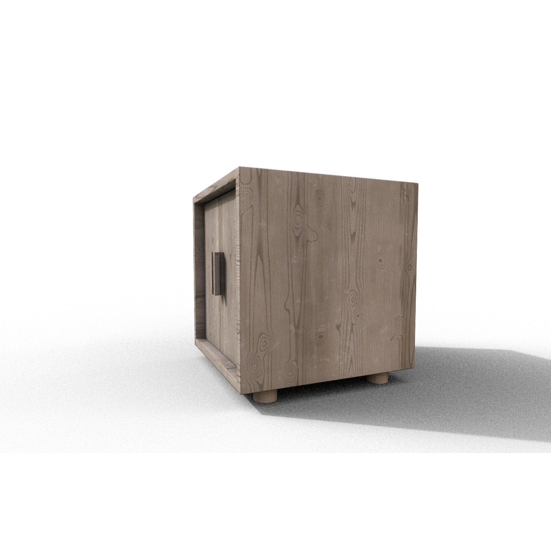 Modern Furniture Set 3D Model – Low Poly Game-Ready Asset, FBX, OBJ - View 8