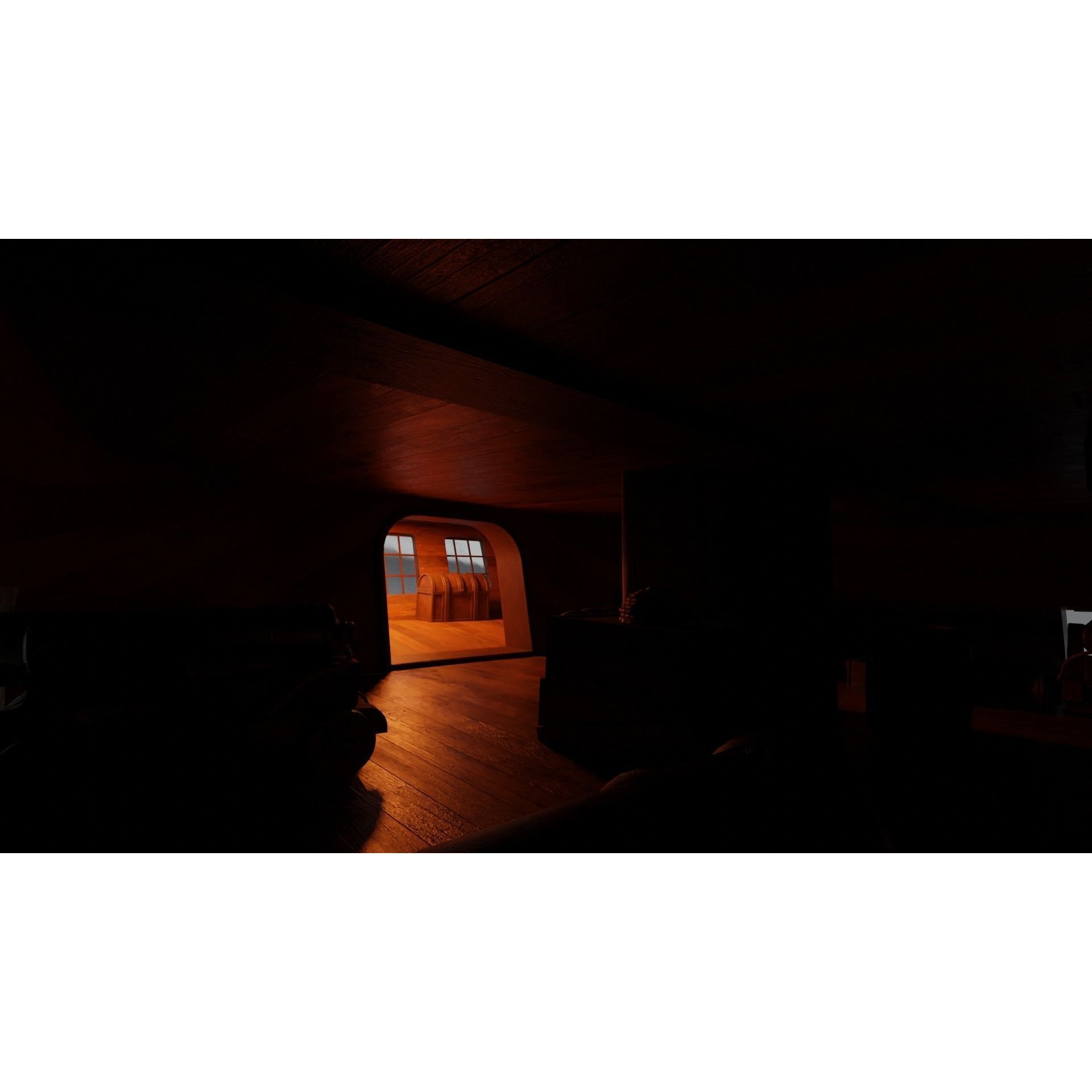 Endeavour Sailing Frigate - PBR Game-Ready 3D Model - View 23