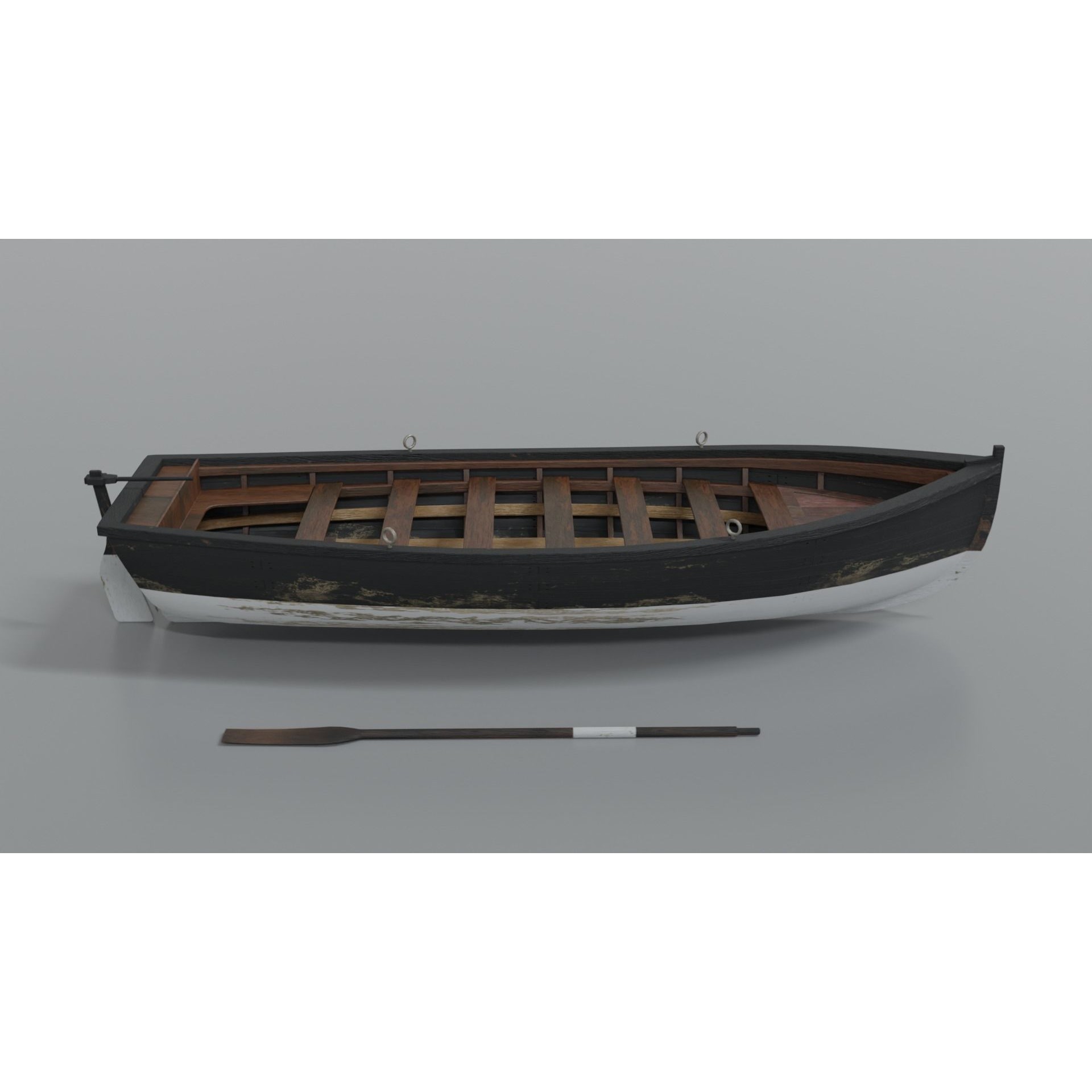 Endeavour Sailing Frigate - PBR Game-Ready 3D Model - View 45