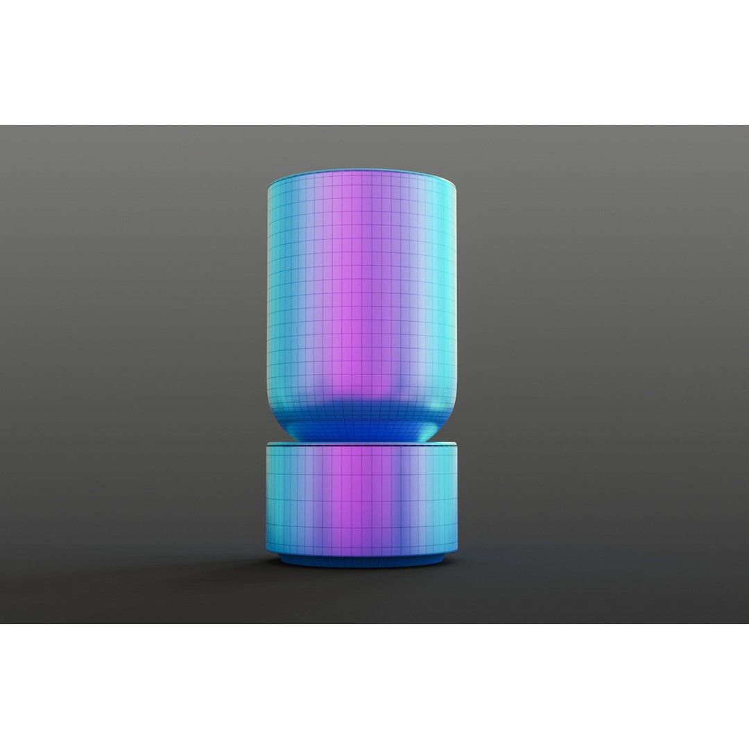 Luxury Bluetooth Speaker 3D Model – Photorealistic Wood & Mesh Design, FBX - View 13