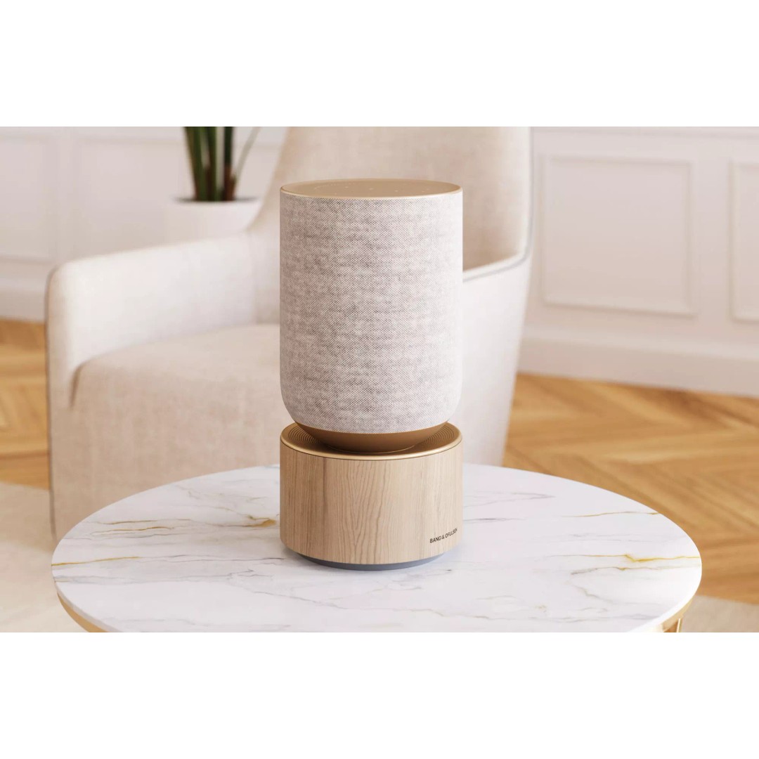 Luxury Bluetooth Speaker 3D Model – Photorealistic Wood & Mesh Design, FBX - View 2