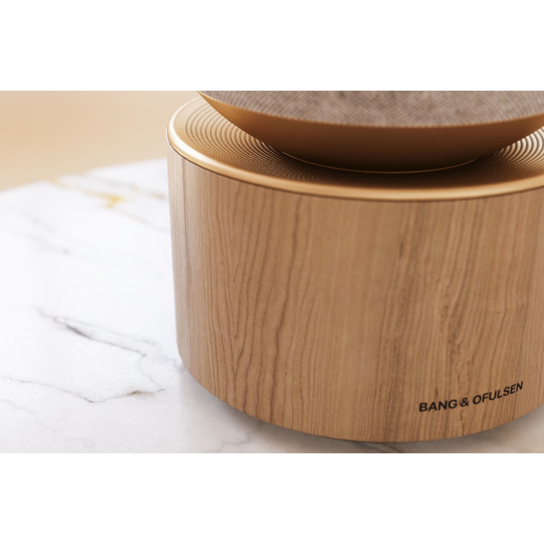 Luxury Bluetooth Speaker 3D Model – Photorealistic Wood & Mesh Design, FBX - View 5