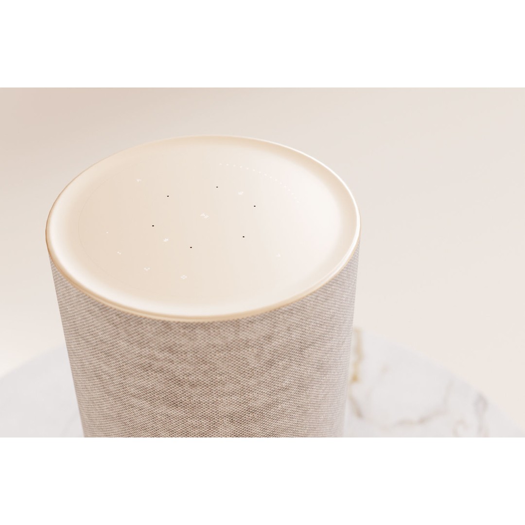Luxury Bluetooth Speaker 3D Model – Photorealistic Wood & Mesh Design, FBX - View 6