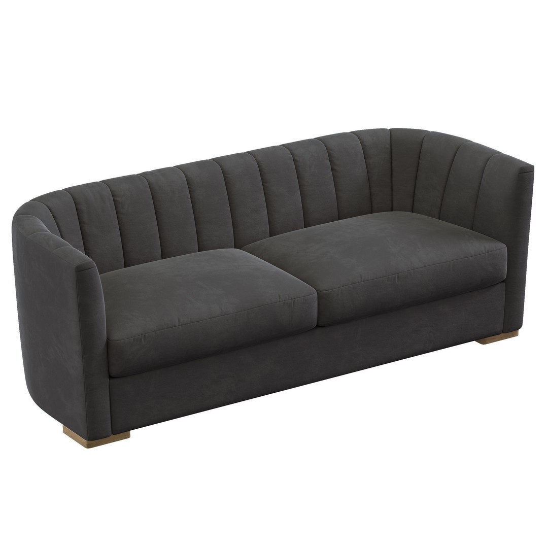 Audrey Sofa 3D Model – High Poly Game-Ready PBR Asset, FBX - View 4
