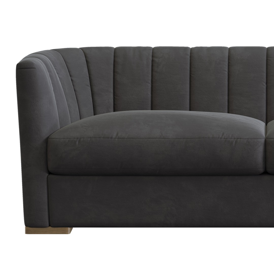 Audrey Sofa 3D Model – High Poly Game-Ready PBR Asset, FBX - View 5