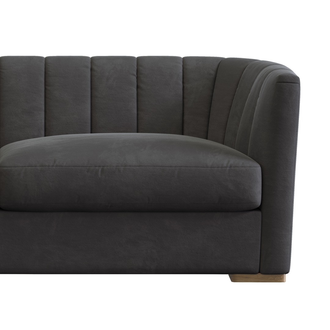 Audrey Sofa 3D Model – High Poly Game-Ready PBR Asset, FBX - View 6