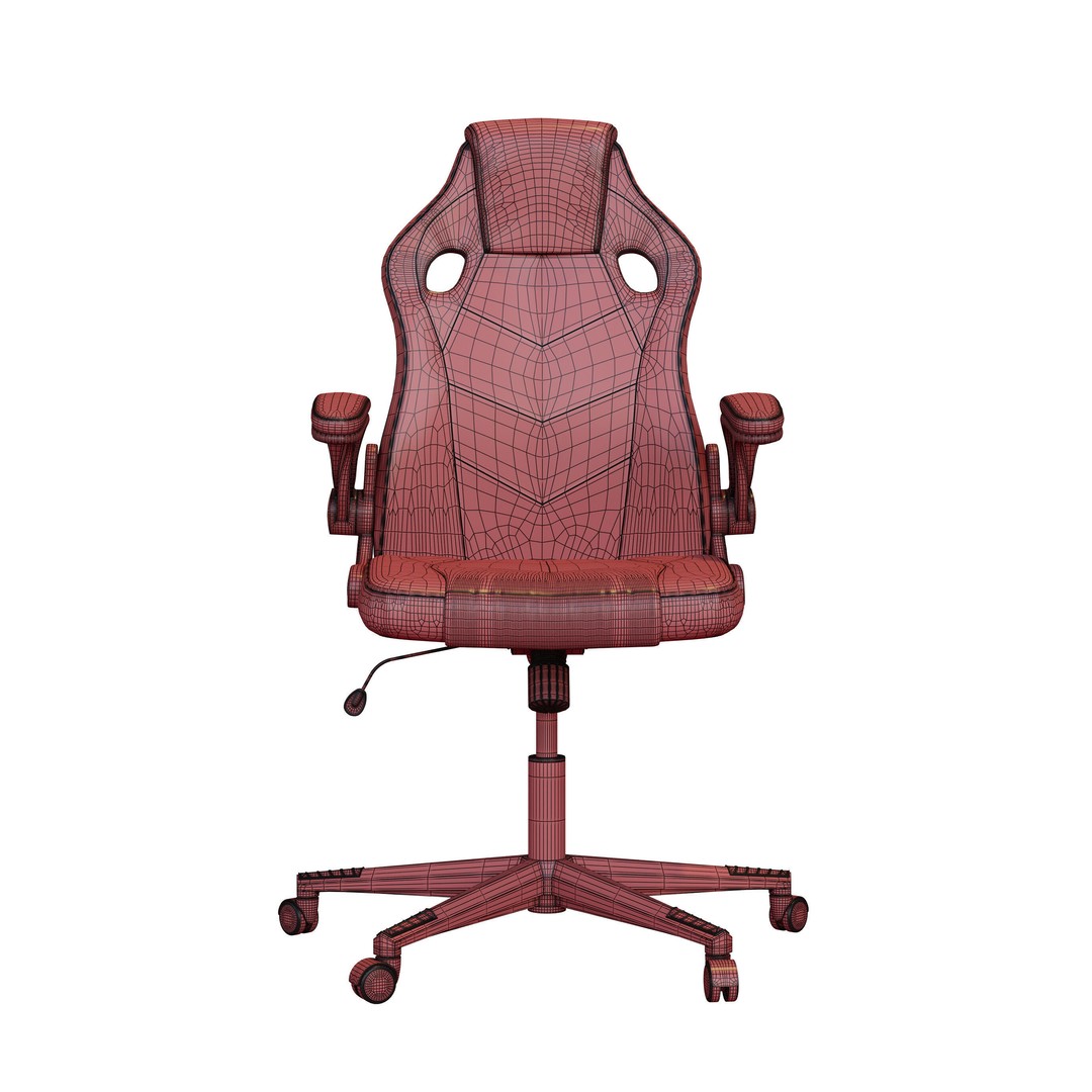 Jysk VOJENS Gaming Chair 3D Model – Modern Furniture Asset, FBX, OBJ - View 15