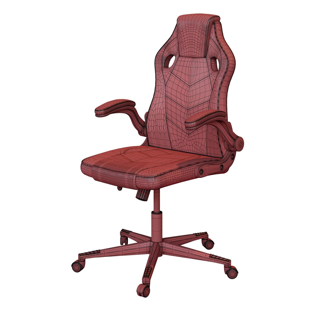 Jysk VOJENS Gaming Chair 3D Model – Modern Furniture Asset, FBX, OBJ - View 17