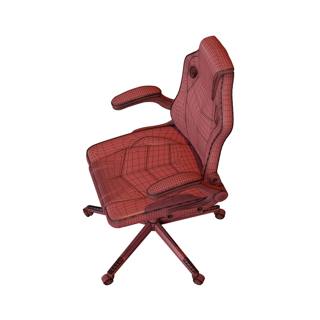 Jysk VOJENS Gaming Chair 3D Model – Modern Furniture Asset, FBX, OBJ - View 18