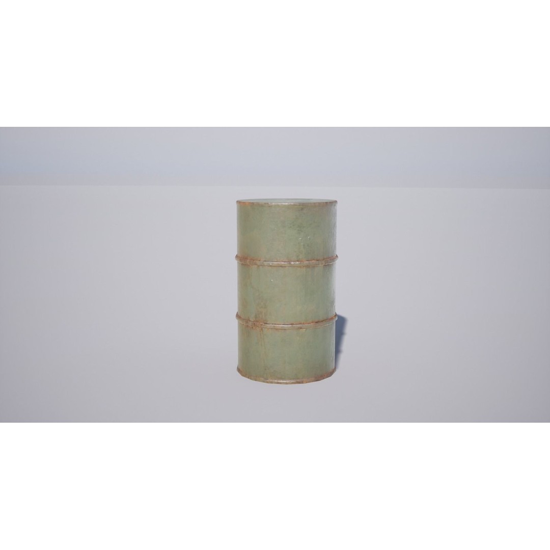 Barrel Bundle 3D Model – Low Poly Game Ready Asset, PBR Textures