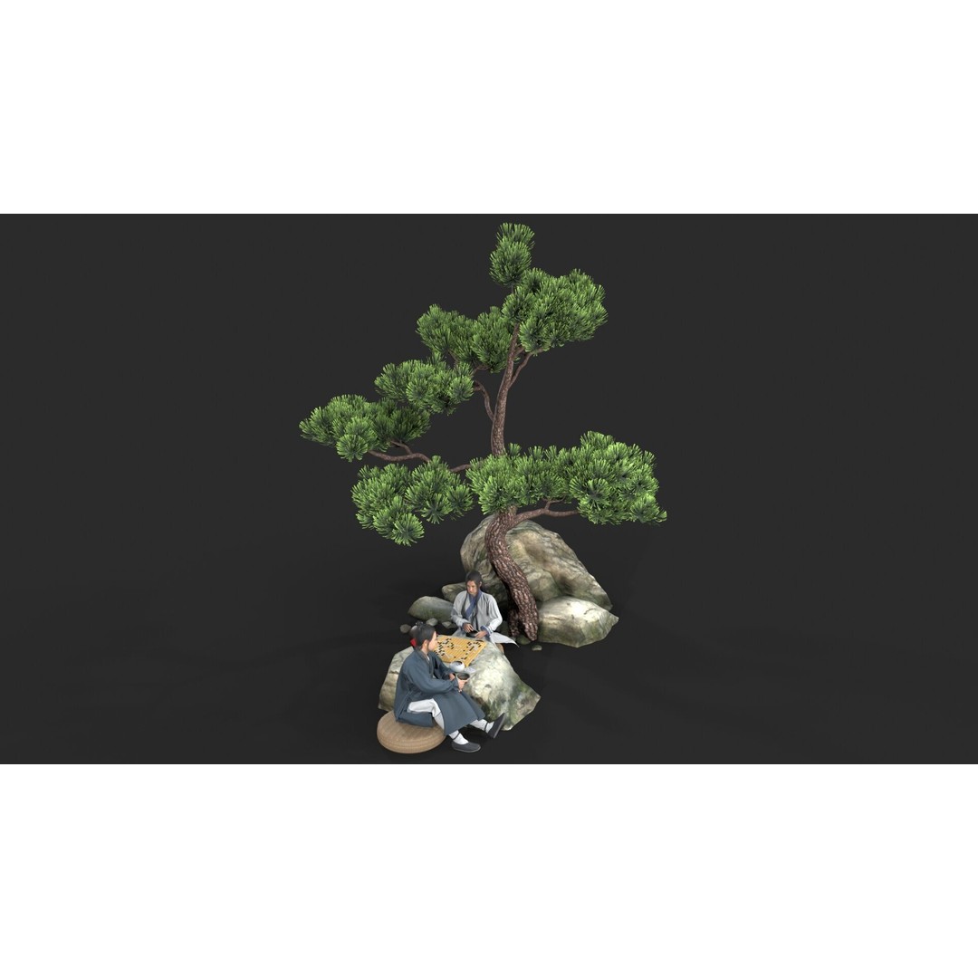 Man Character 3D Model – Low Poly Rigged Asset, FBX, MAX, Maya - View 3
