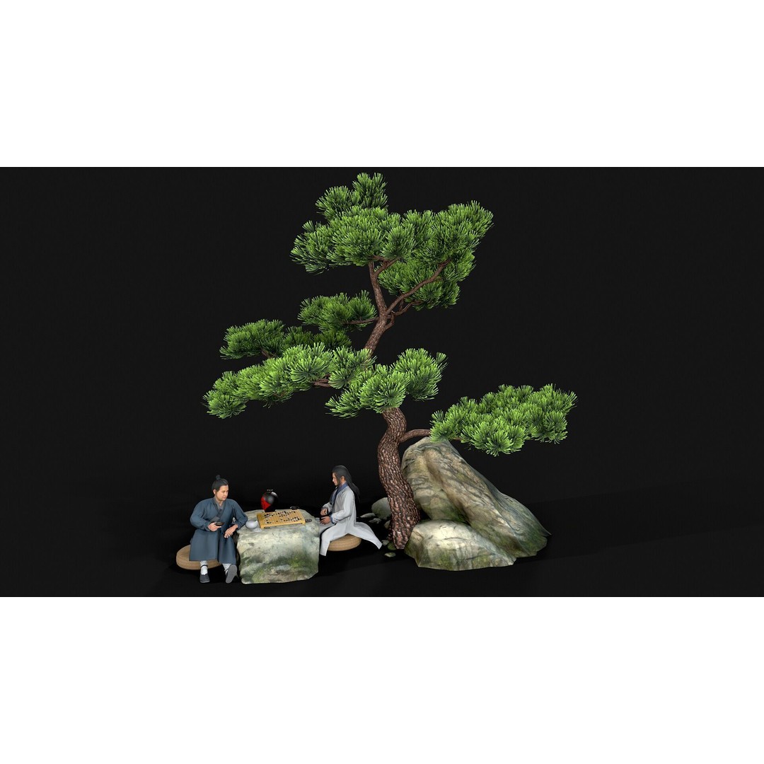 Man Character 3D Model – Low Poly Rigged Asset, FBX, MAX, Maya - View 4