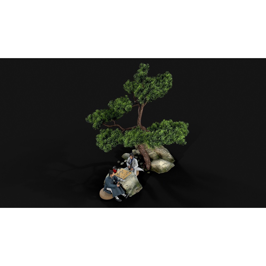 Man Character 3D Model – Low Poly Rigged Asset, FBX, MAX, Maya - View 7