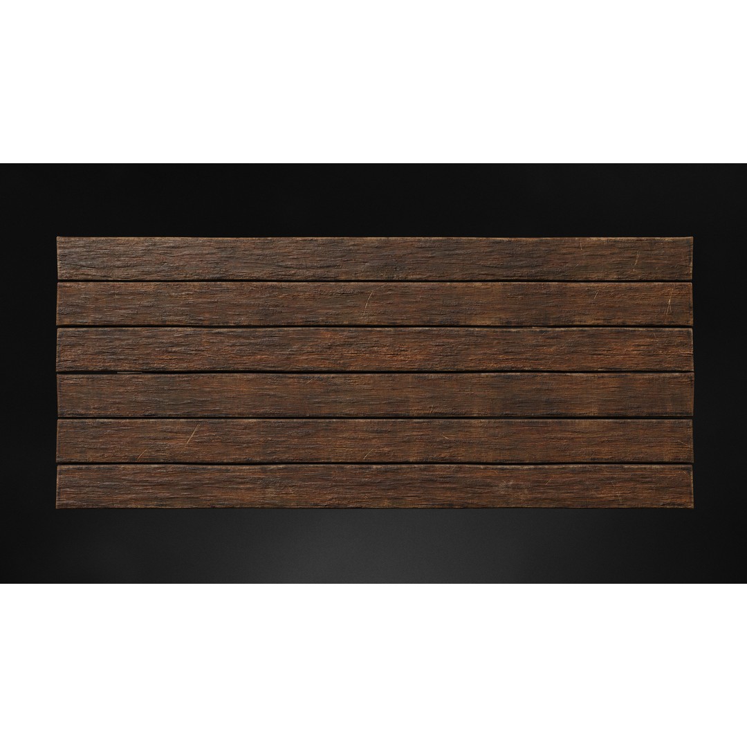 Antique Medieval Table 3D Model – Low Poly Game Ready, FBX, OBJ - View 11