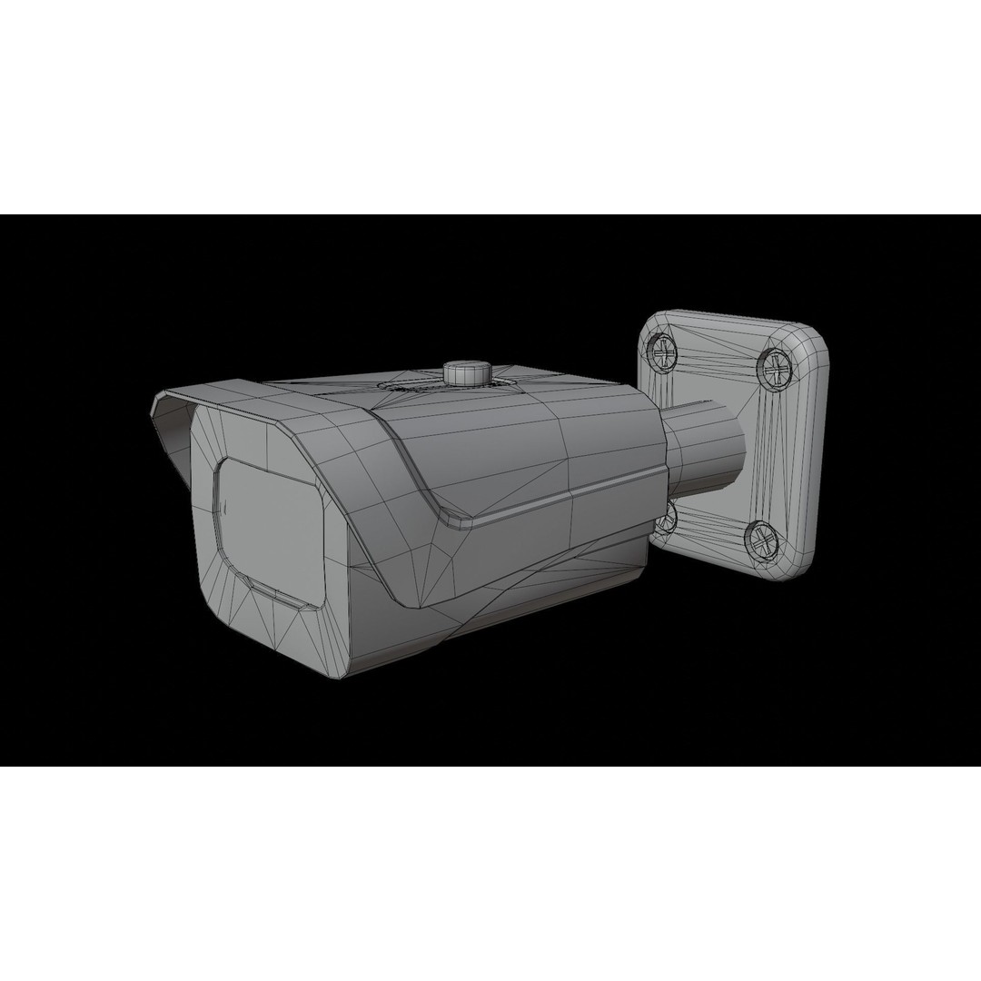 Home Security Systems 3D Model – Low Poly PBR Bundle, FBX, OBJ - View 9