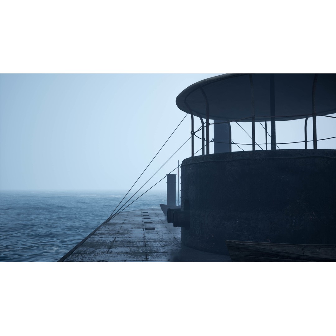 USS Monitor 3D Model – Detailed Ironclad Warship, Game Ready - View 15