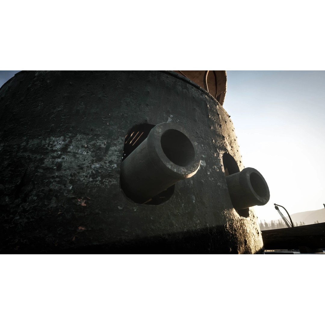 USS Monitor 3D Model – Detailed Ironclad Warship, Game Ready - View 4