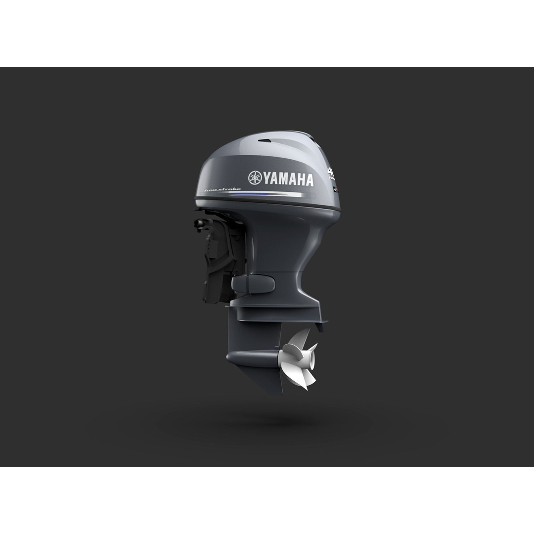 Yamaha F40F Outboard Engine 3D Model – High Poly Rigged Asset, FBX - View 10