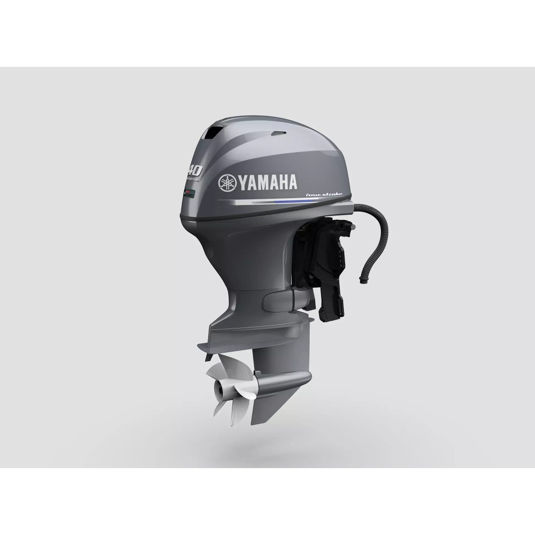 Yamaha F40F Outboard Engine 3D Model – High Poly Rigged Asset, FBX - View 2