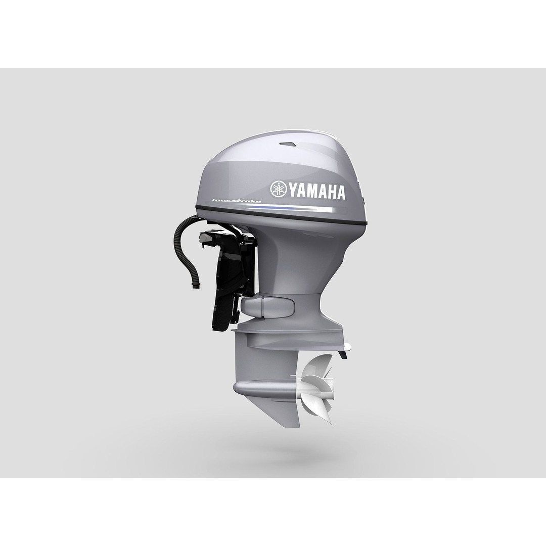 Yamaha F40F Outboard Engine 3D Model – High Poly Rigged Asset, FBX - View 4