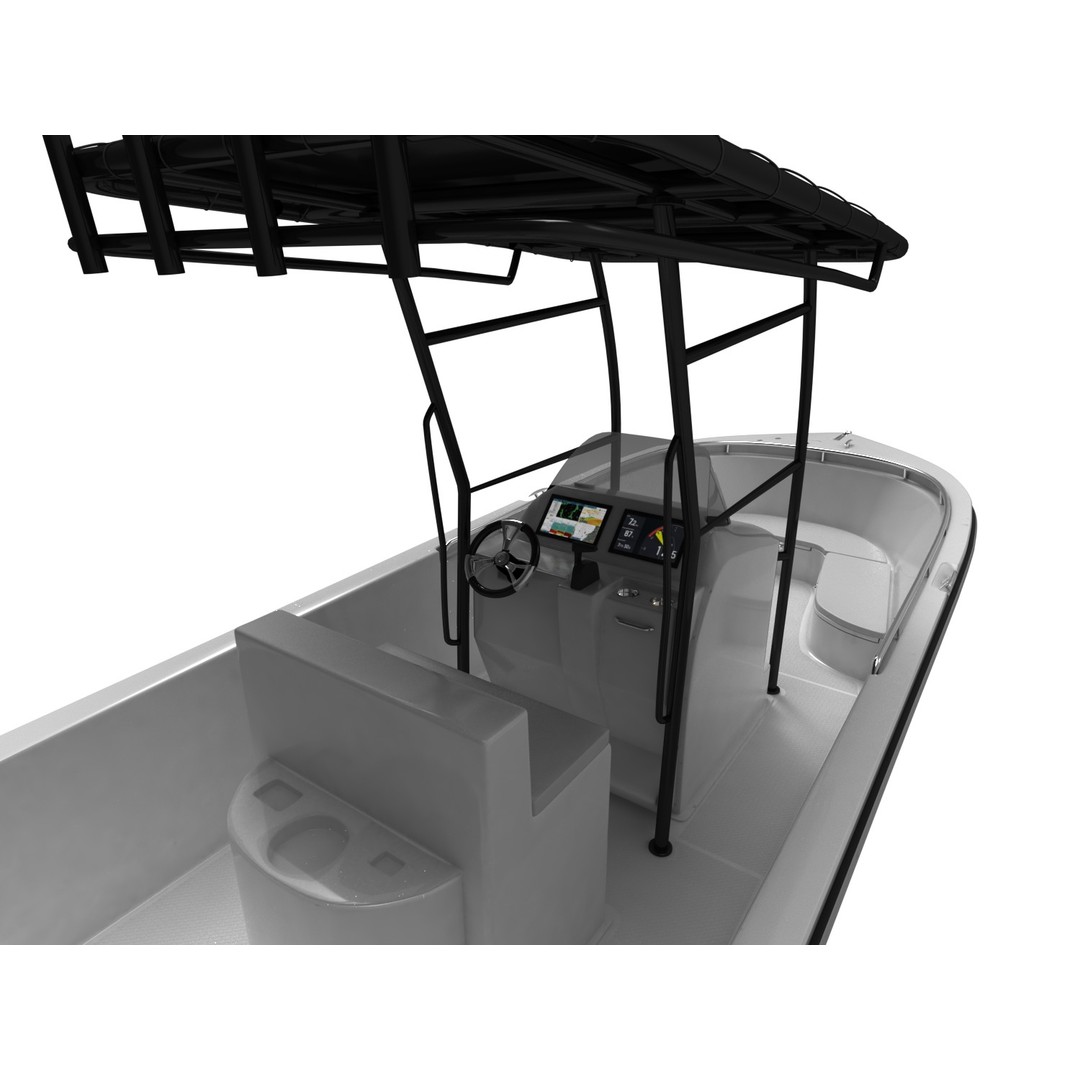 Boat 3D Model – Realistic Polygon Mesh with Textures, FBX, OBJ - View 4