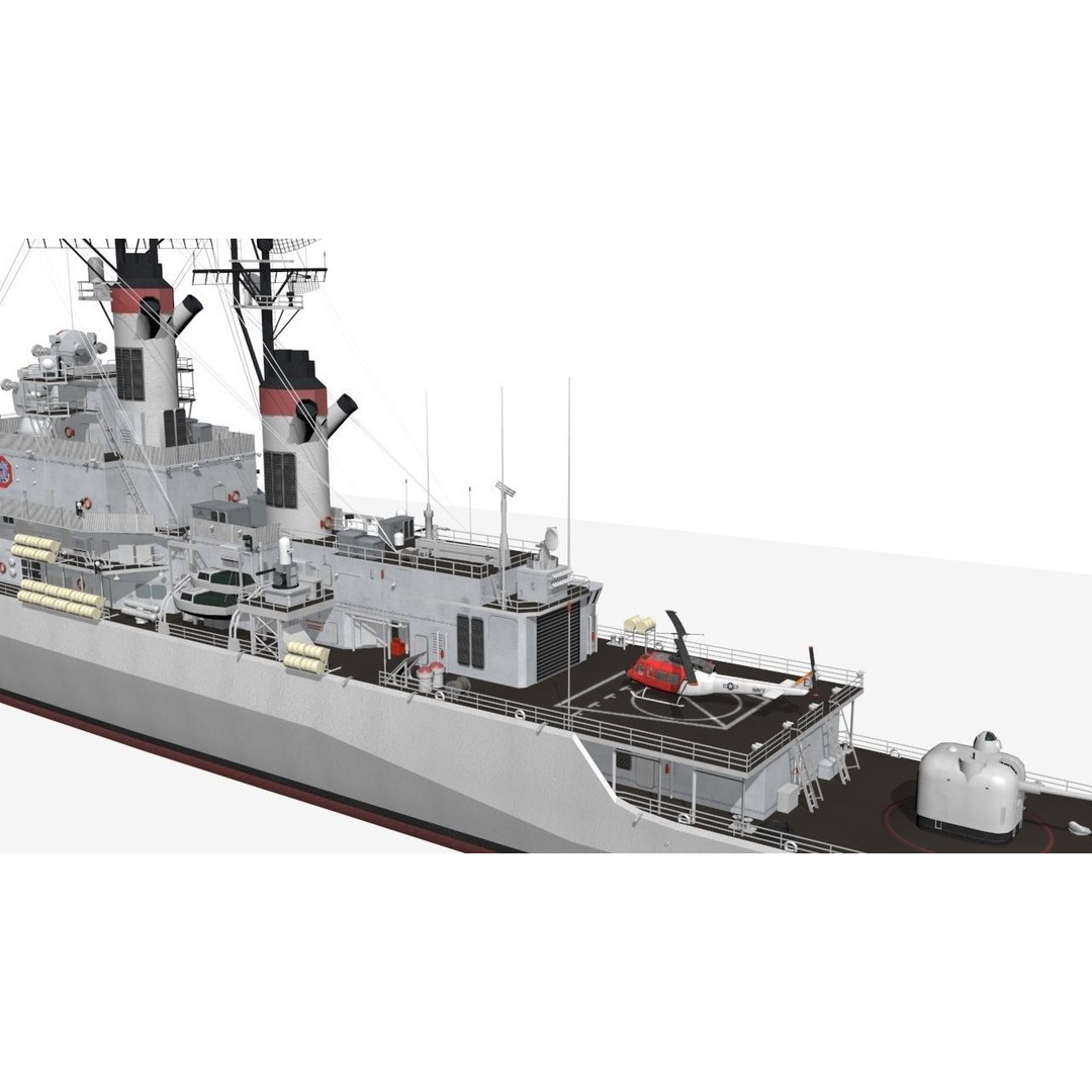 Coast Guard Low-Poly 3D Model – Game-Ready Military Watercraft, FBX - View 11