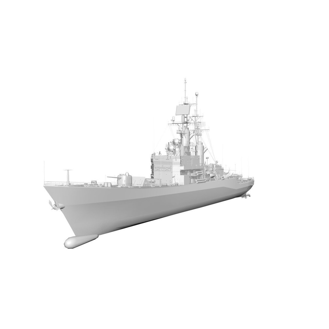 Coast Guard Low-Poly 3D Model – Game-Ready Military Watercraft, FBX - View 14