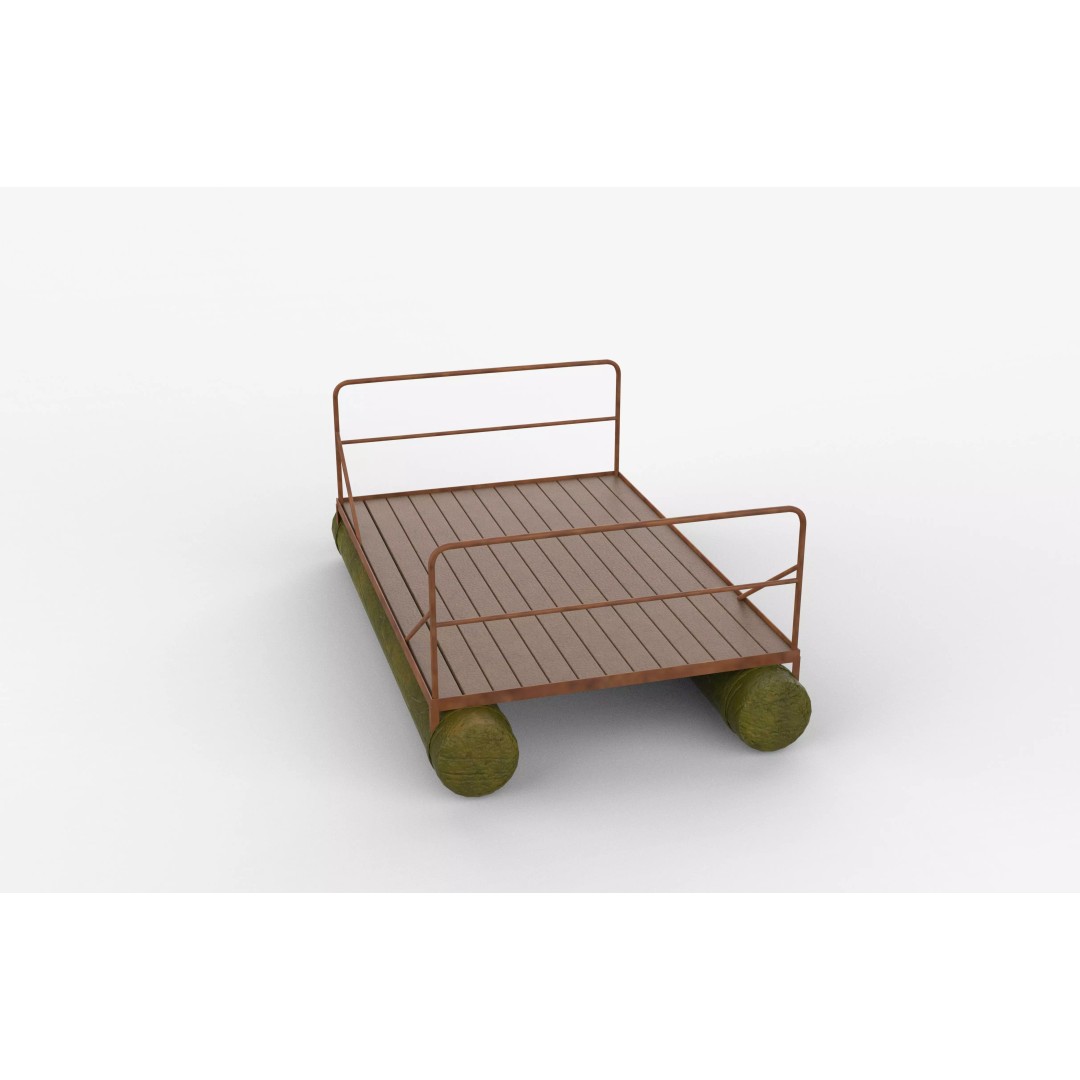 Boatyard 3D Model – High Poly Animation Asset, FBX, Blender - View 10