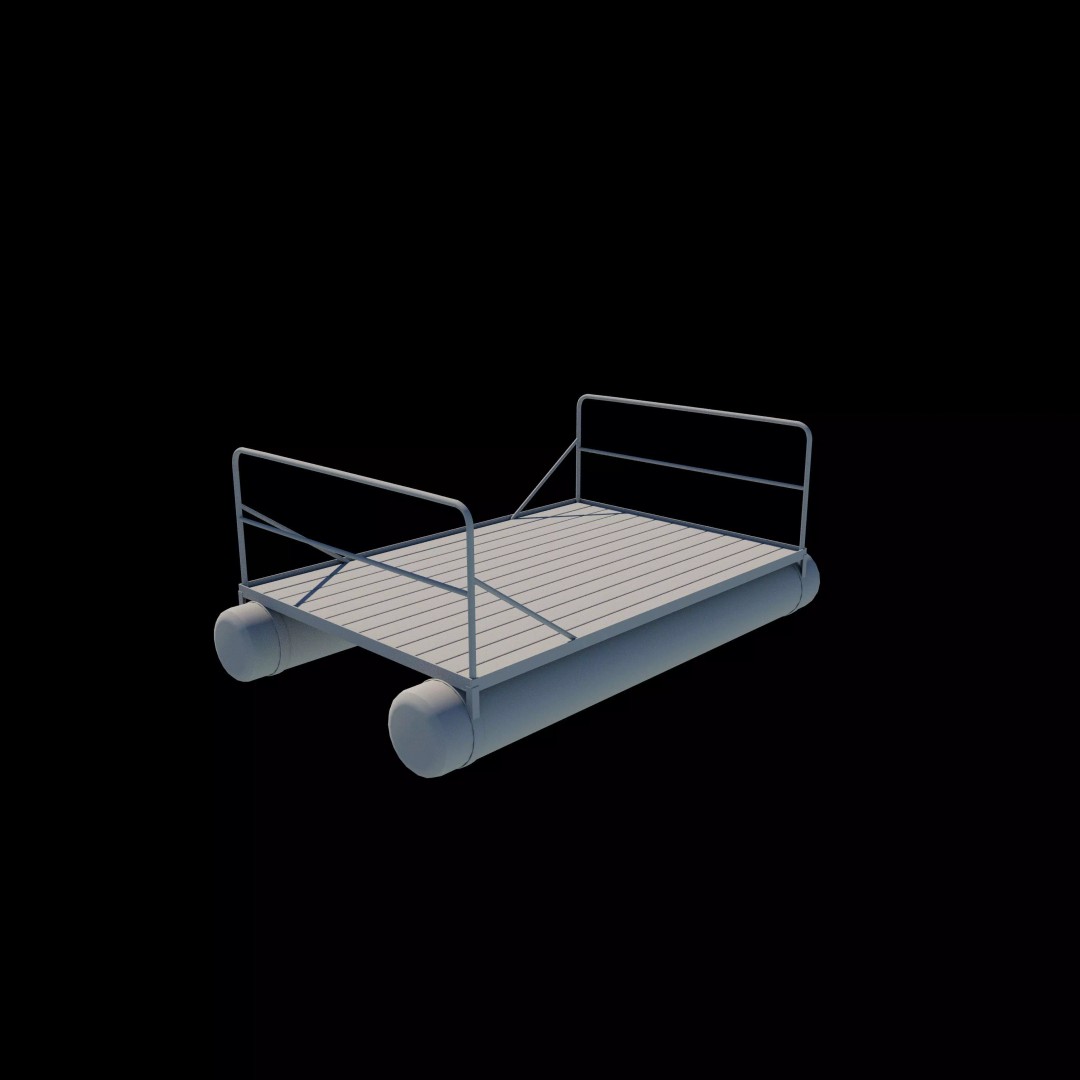 Boatyard 3D Model – High Poly Animation Asset, FBX, Blender - View 11