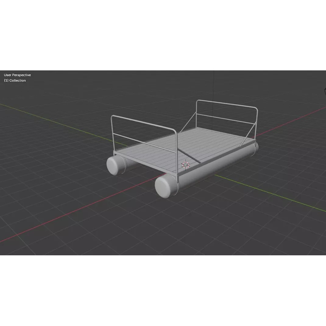 Boatyard 3D Model – High Poly Animation Asset, FBX, Blender - View 15