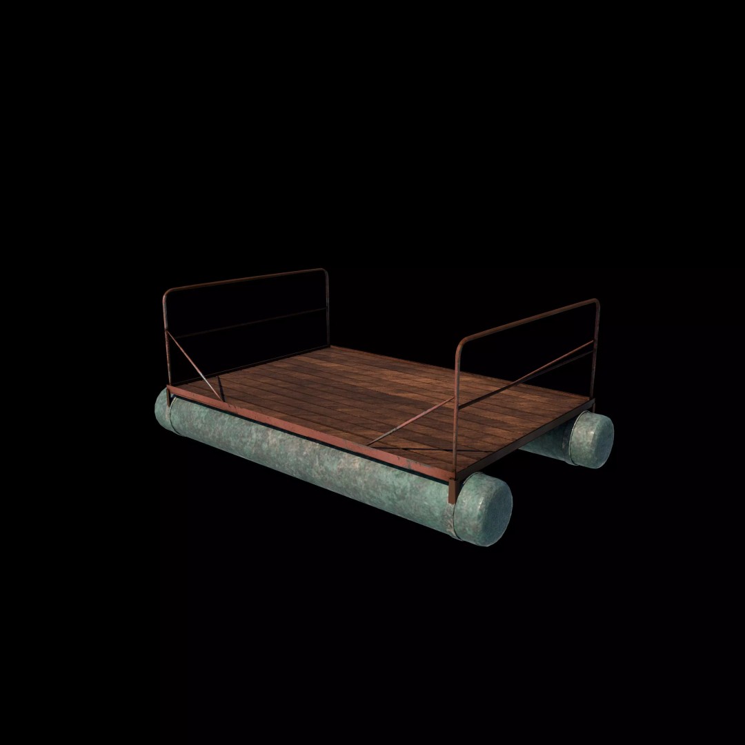 Boatyard 3D Model – High Poly Animation Asset, FBX, Blender - View 4