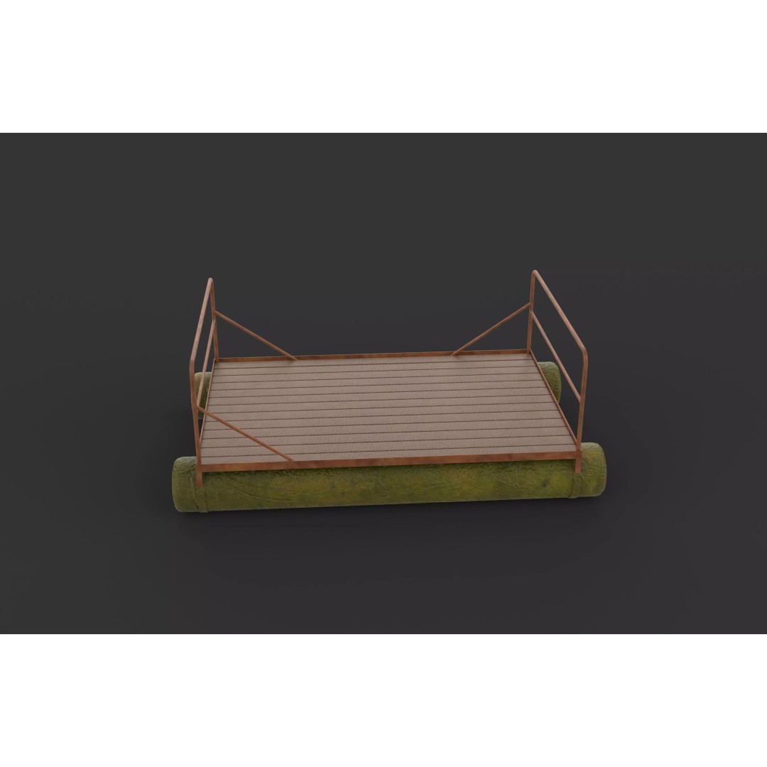 Boatyard 3D Model – High Poly Animation Asset, FBX, Blender - View 7