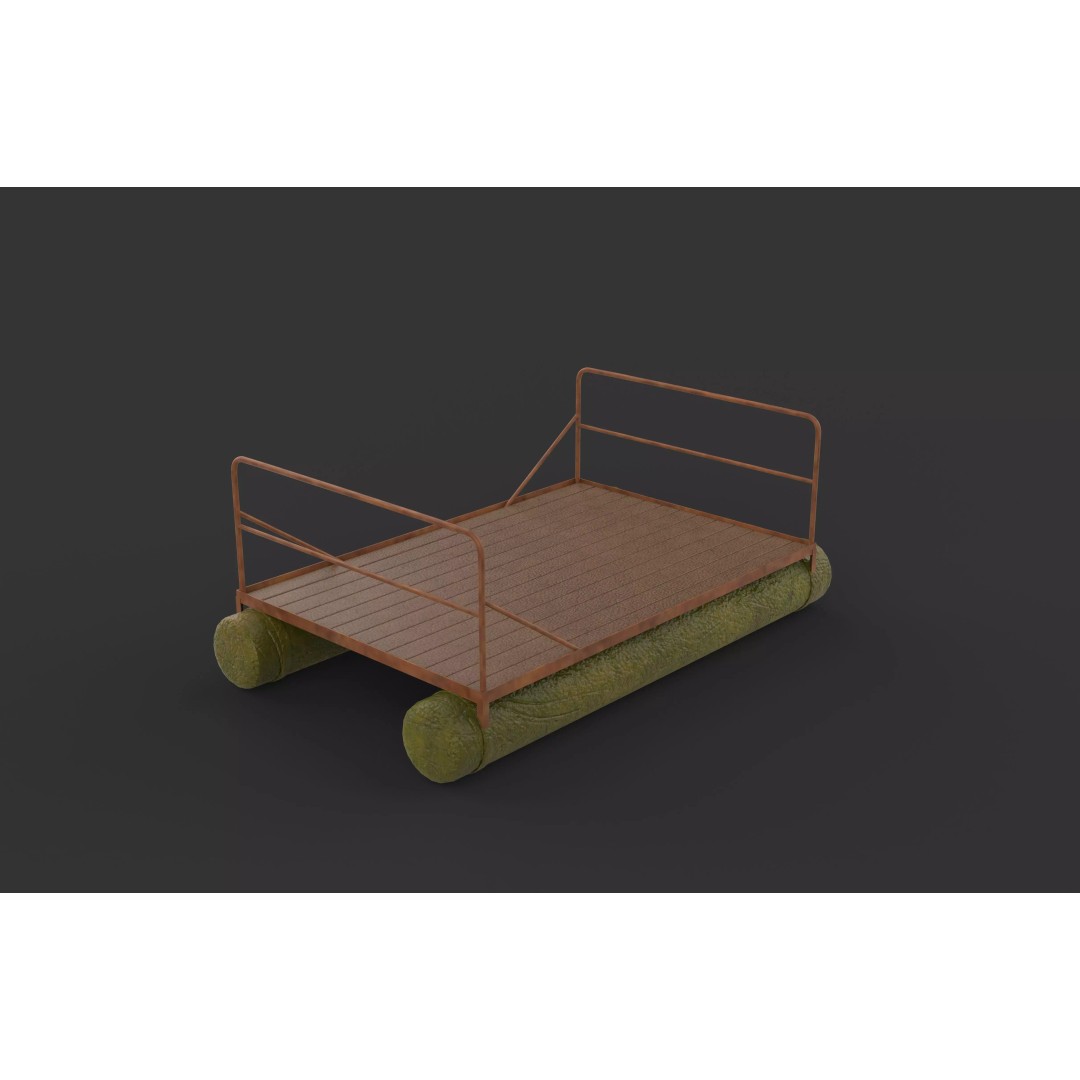 Boatyard 3D Model – High Poly Animation Asset, FBX, Blender - View 8