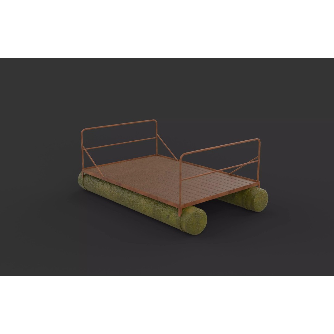 Boatyard 3D Model – High Poly Animation Asset, FBX, Blender - View 9
