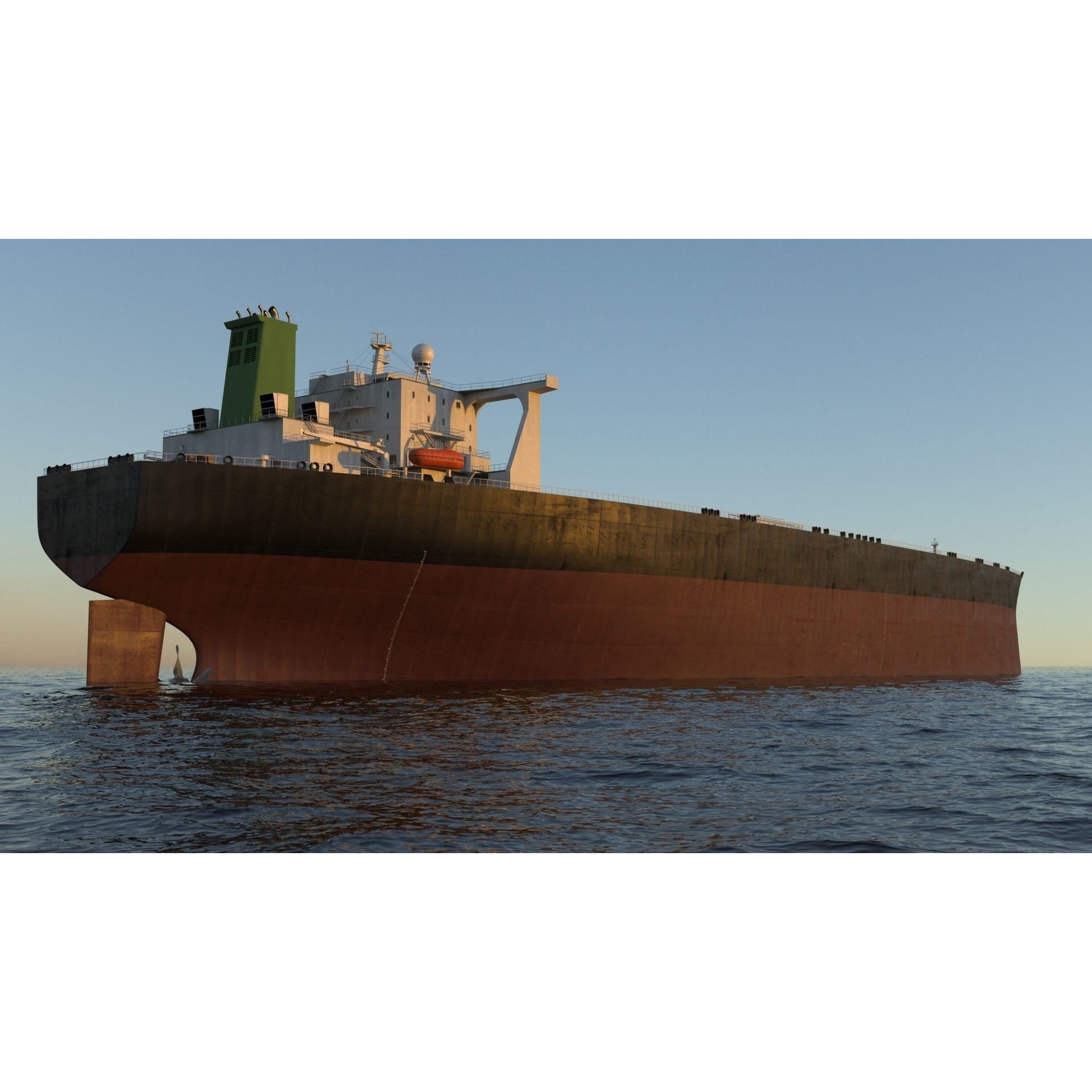 Oil Tanker - Game-Ready 3D Model - View 10