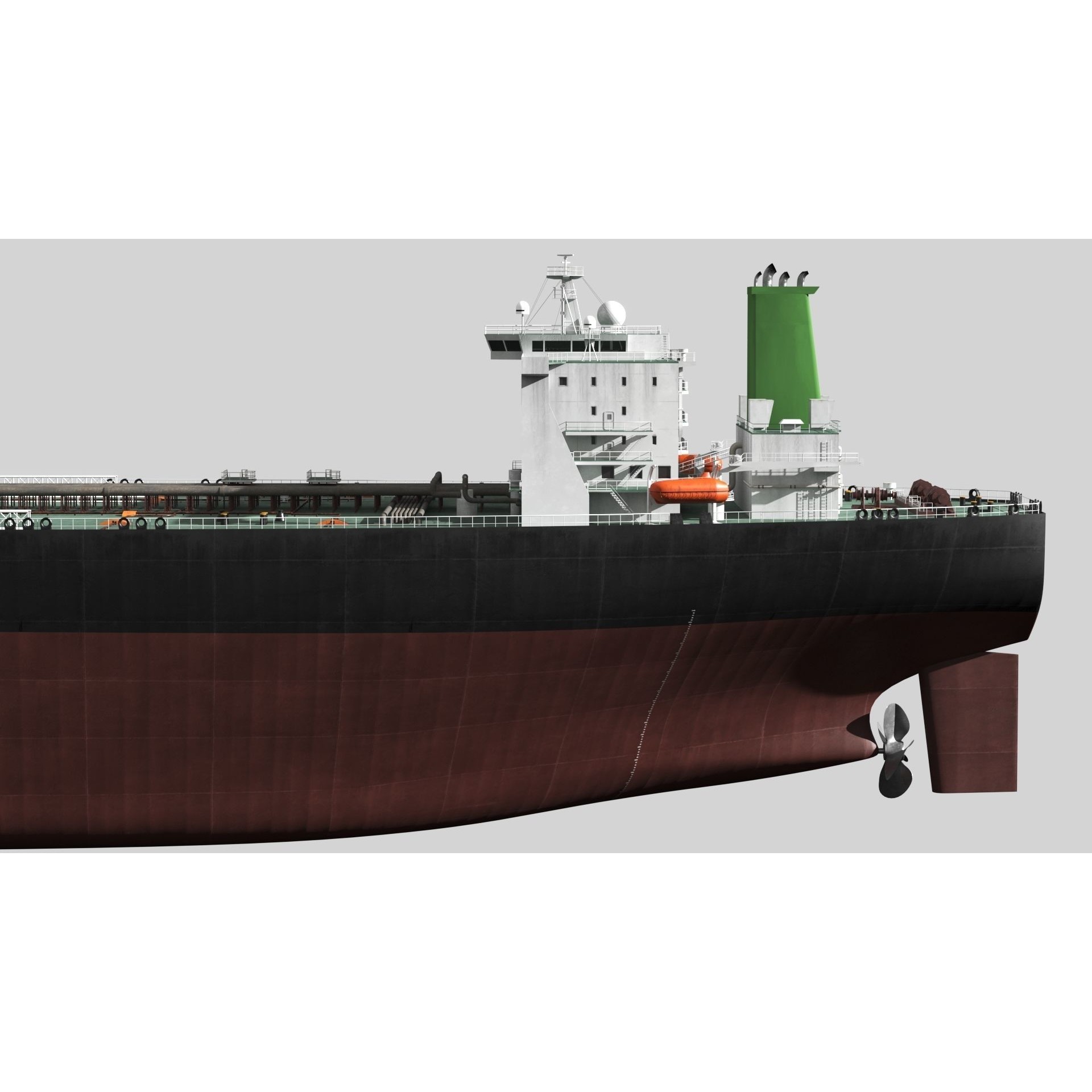 Oil Tanker - Game-Ready 3D Model - View 17