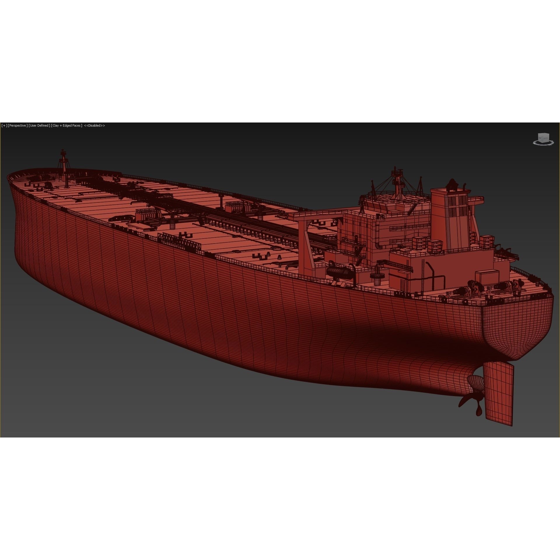 Oil Tanker - Game-Ready 3D Model - View 18