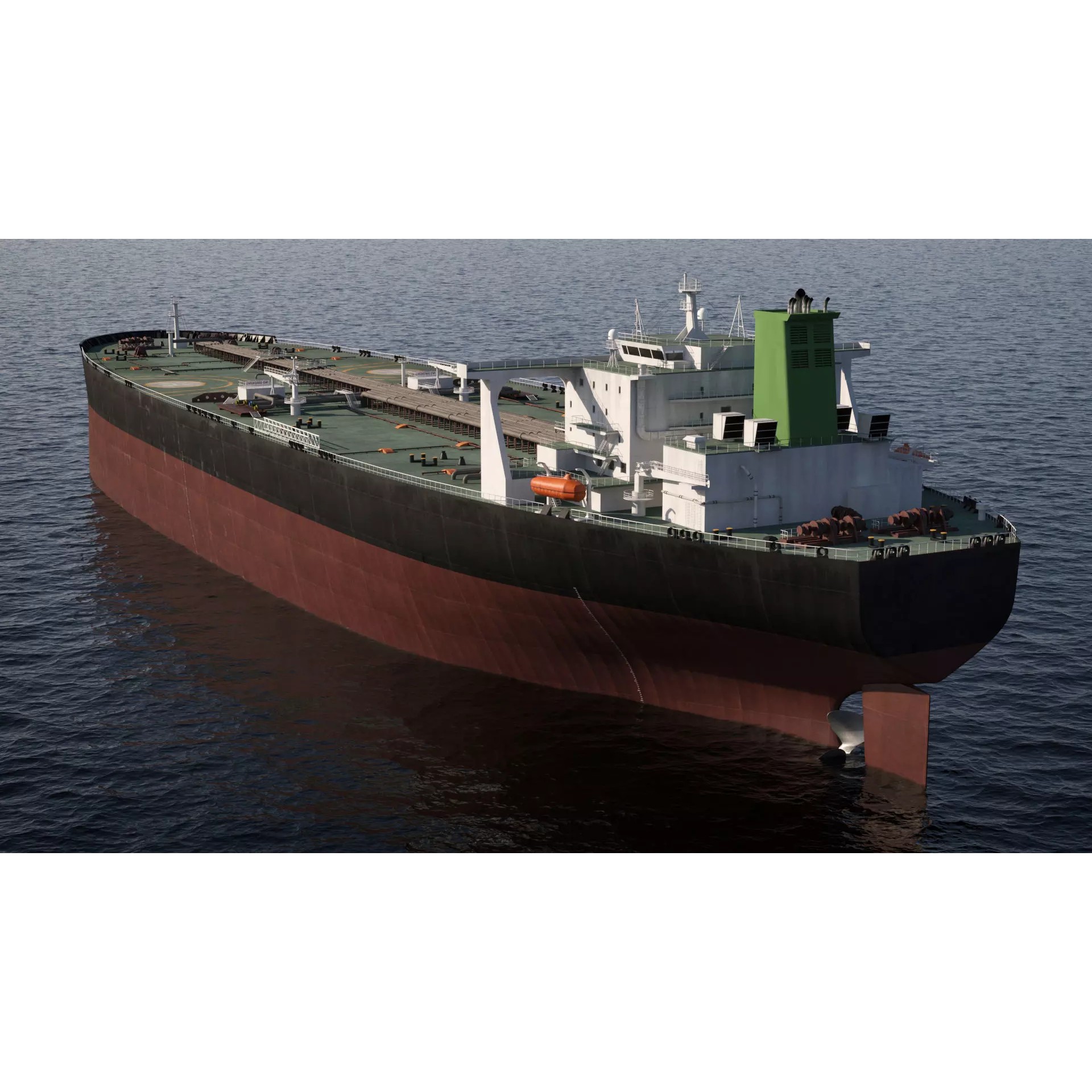Oil Tanker - Game-Ready 3D Model - View 2