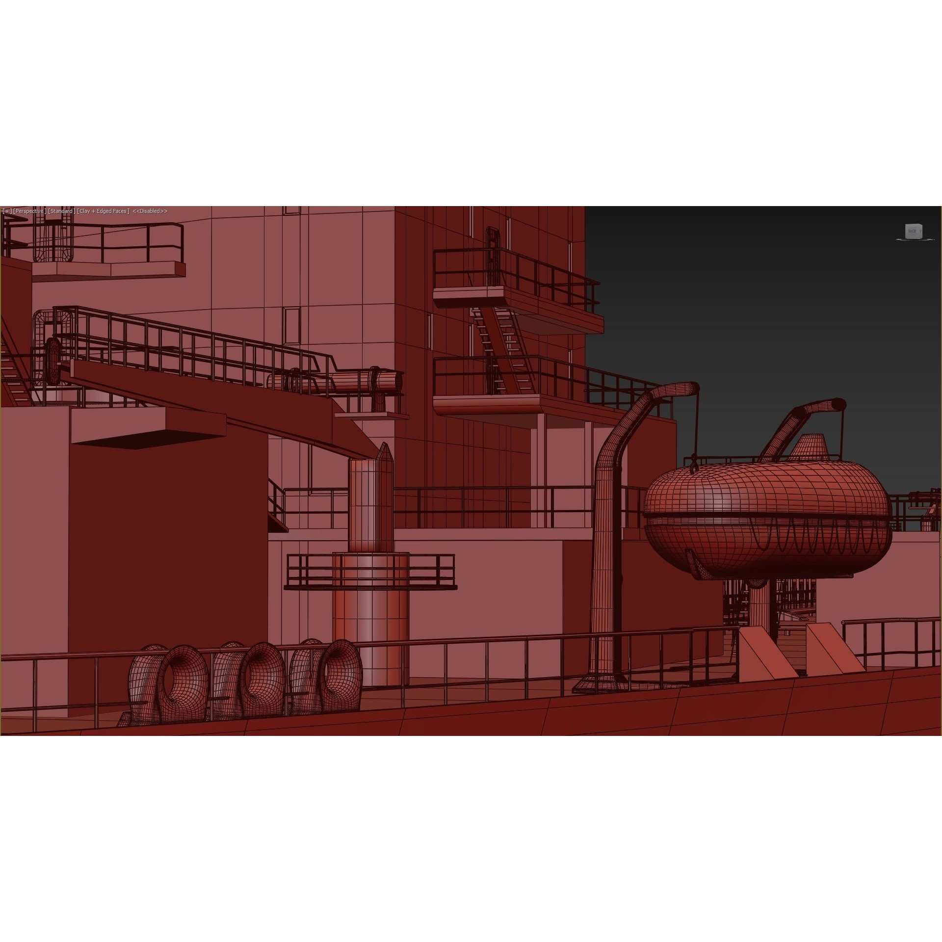 Oil Tanker - Game-Ready 3D Model - View 20