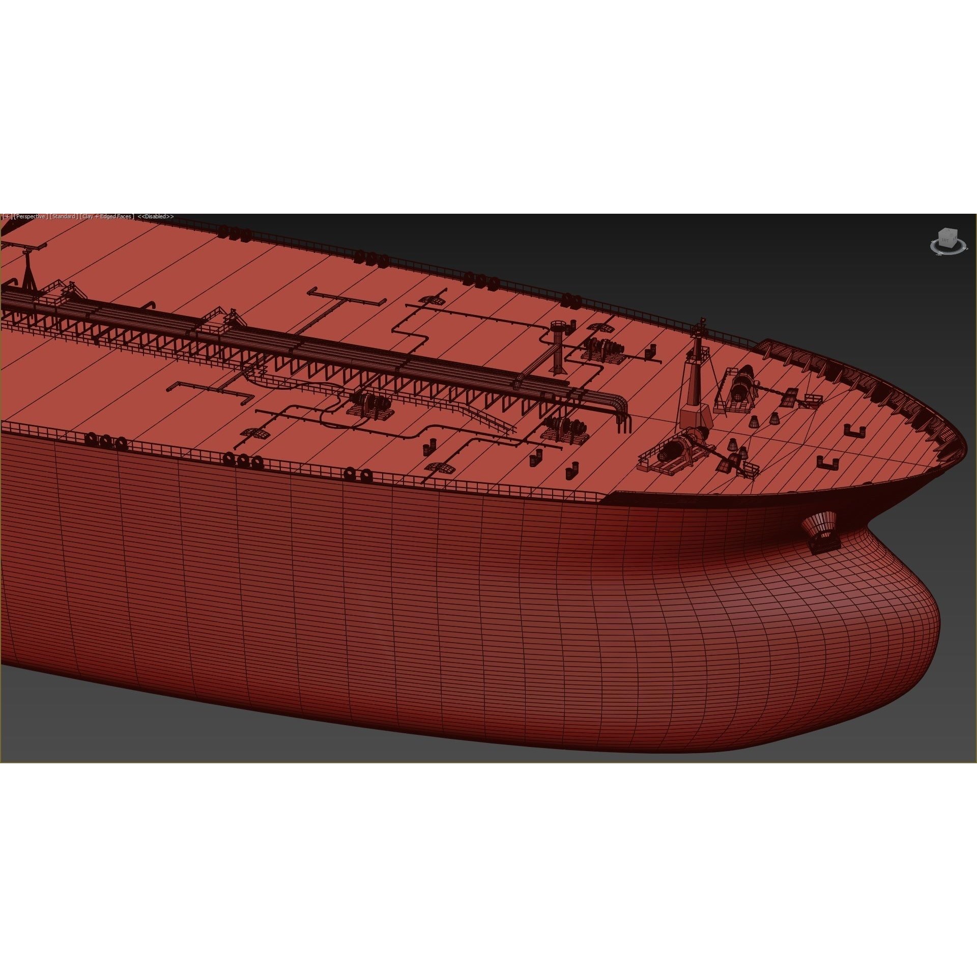 Oil Tanker - Game-Ready 3D Model - View 21