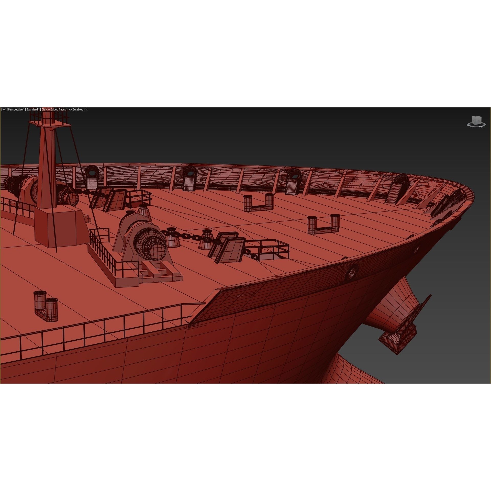 Oil Tanker - Game-Ready 3D Model - View 22