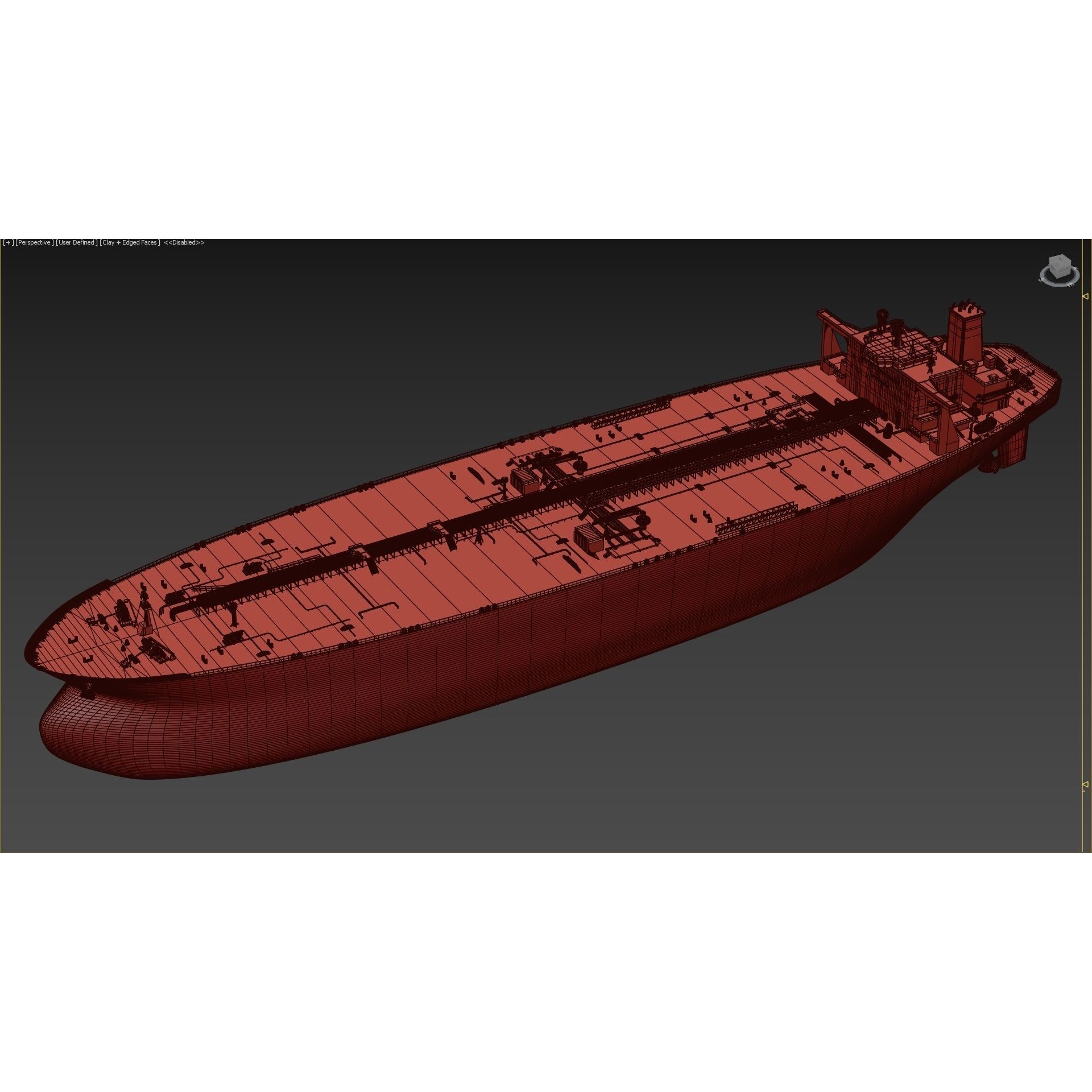 Oil Tanker - Game-Ready 3D Model - View 24