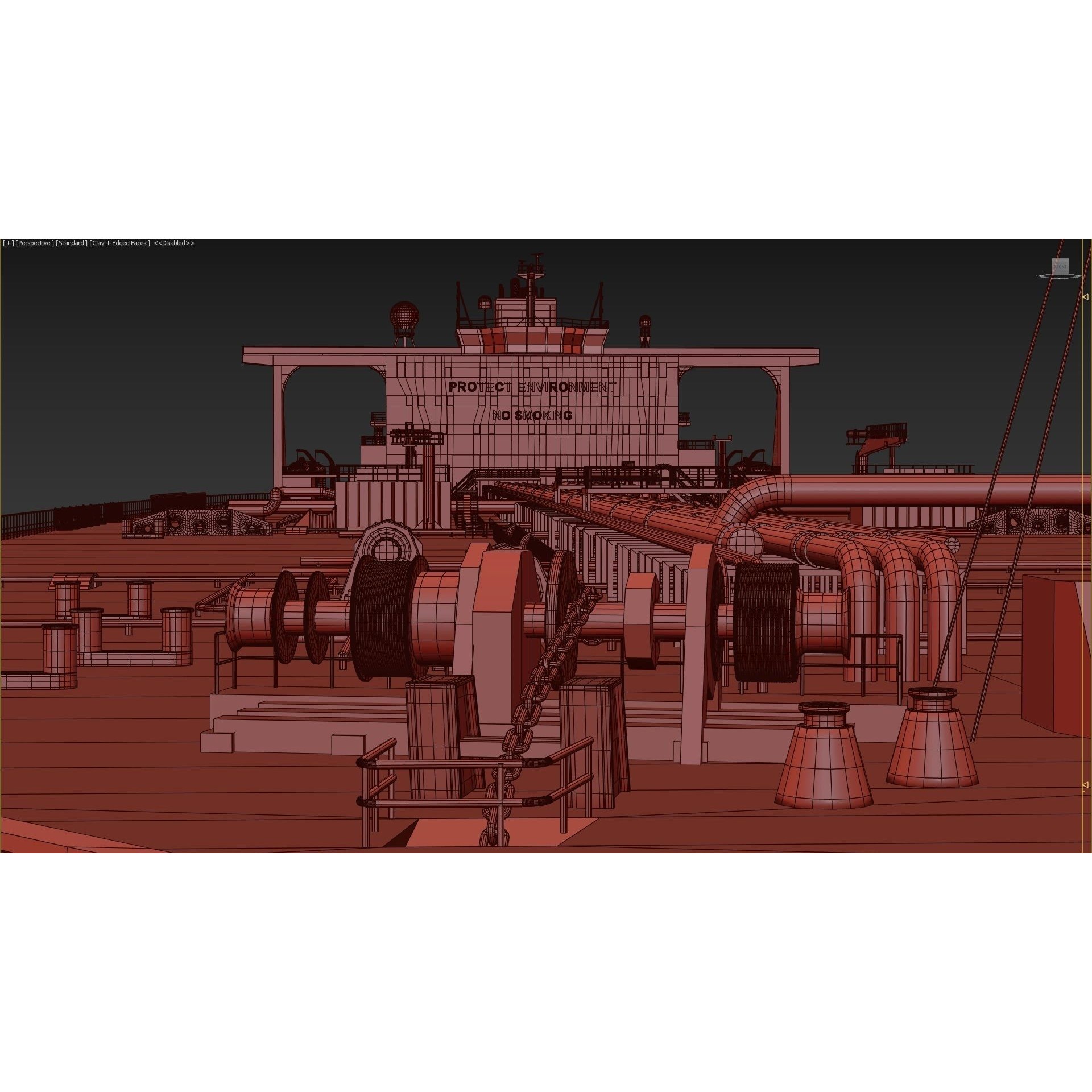 Oil Tanker - Game-Ready 3D Model - View 29