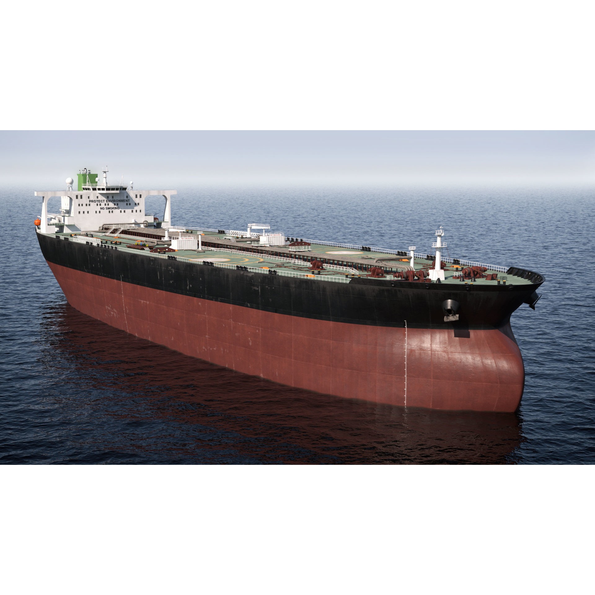 Oil Tanker - Game-Ready 3D Model - View 3