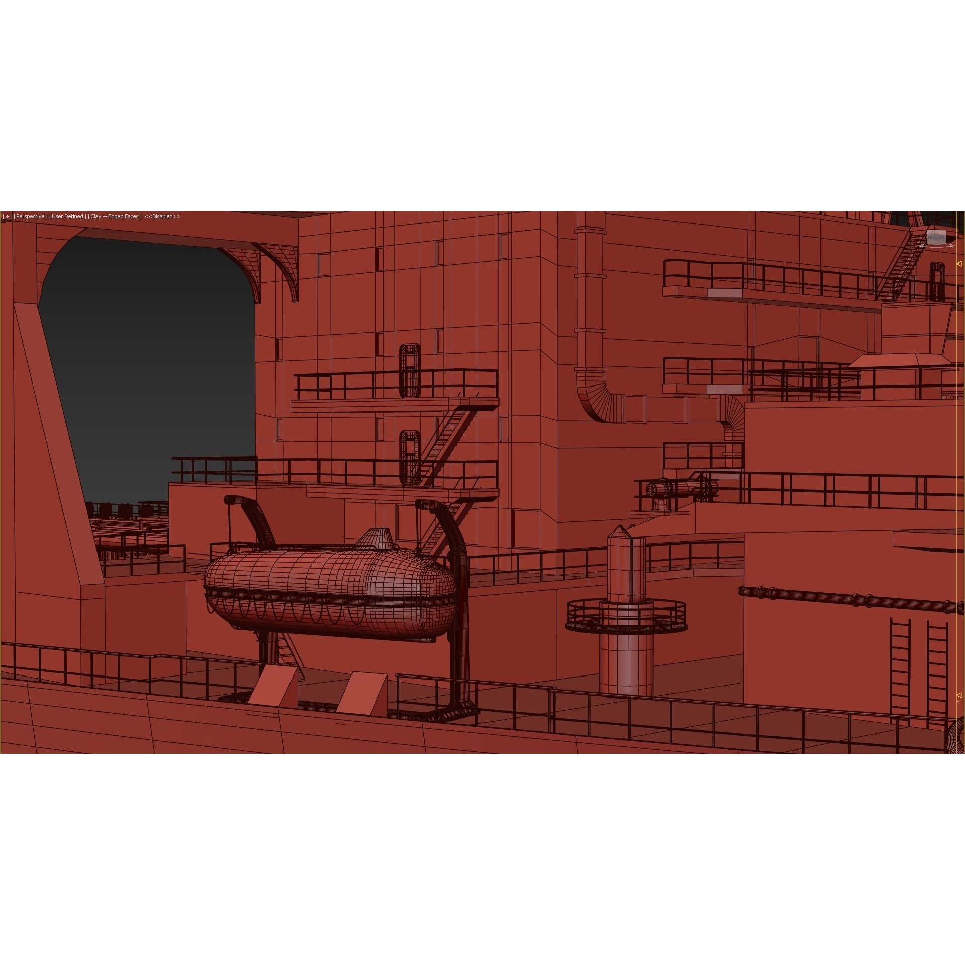Oil Tanker - Game-Ready 3D Model - View 30