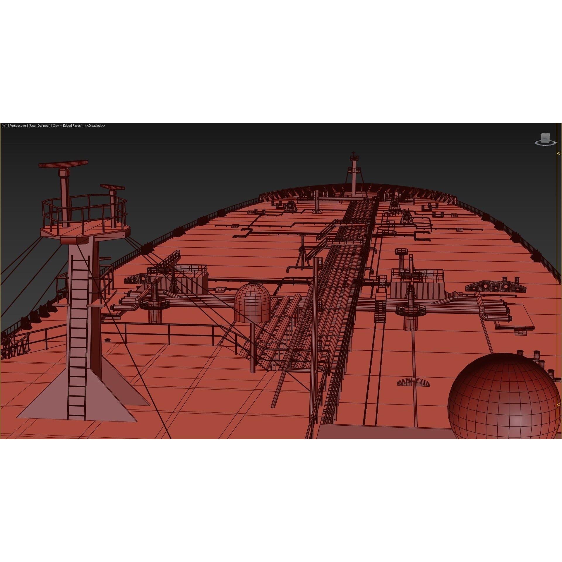Oil Tanker - Game-Ready 3D Model - View 31