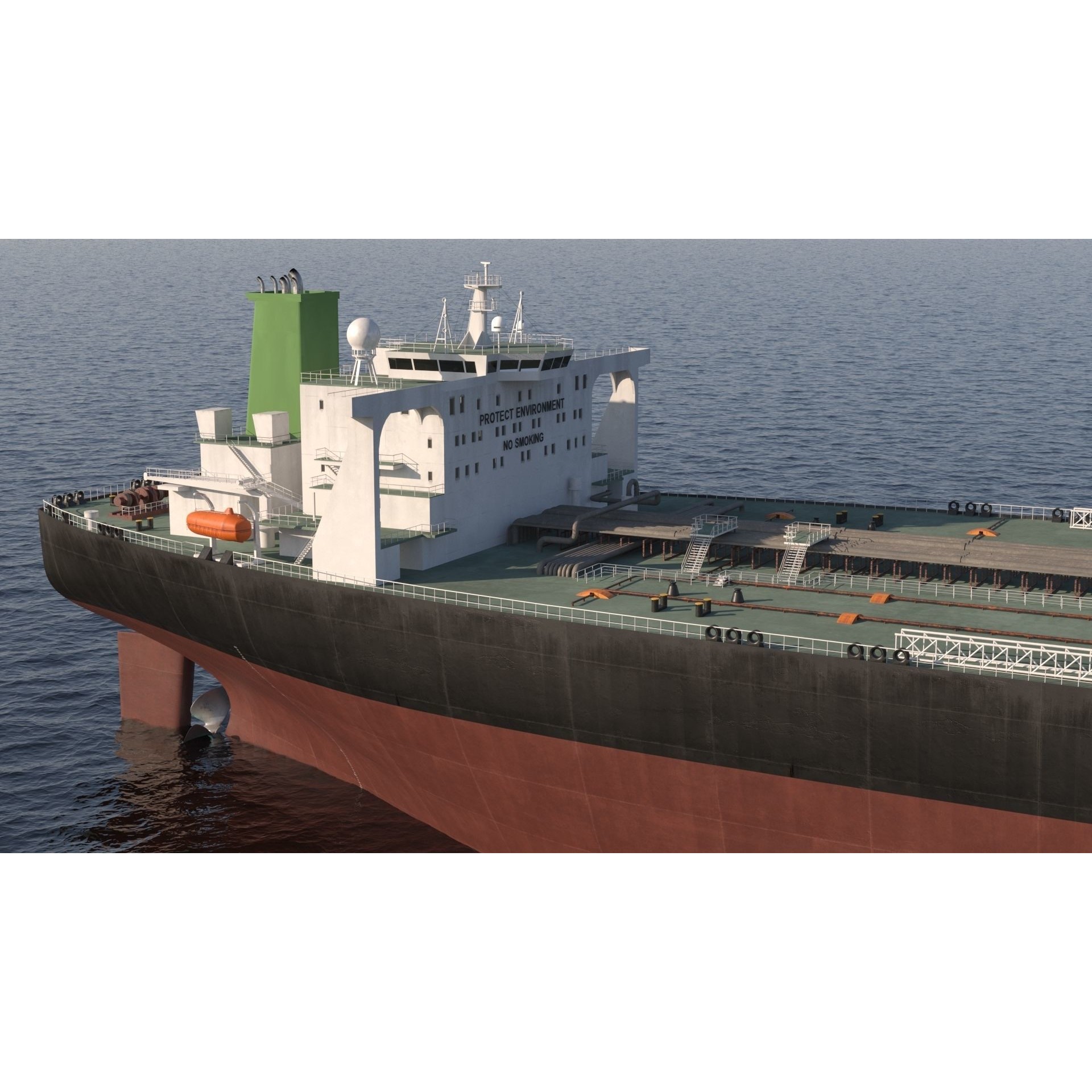 Oil Tanker - Game-Ready 3D Model - View 4