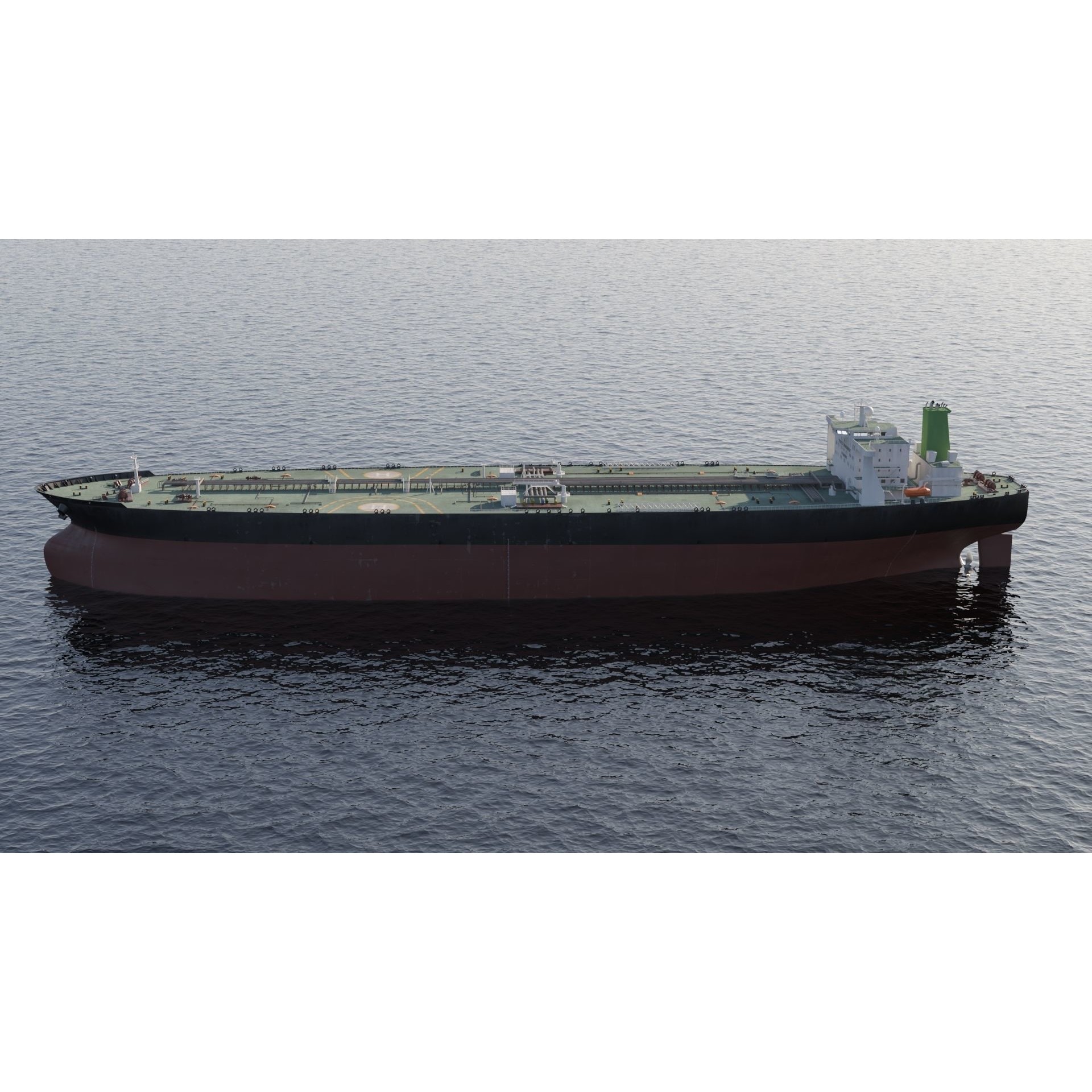 Oil Tanker - Game-Ready 3D Model - View 6