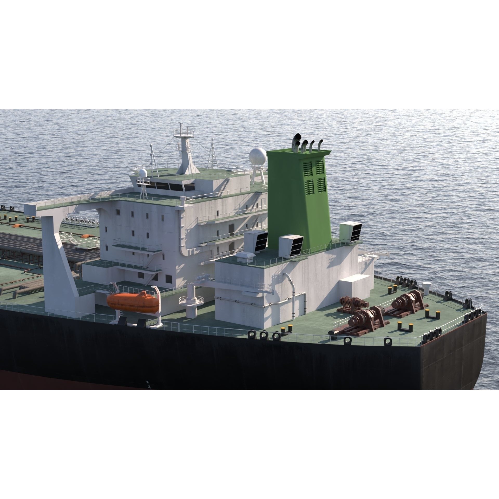 Oil Tanker - Game-Ready 3D Model - View 8